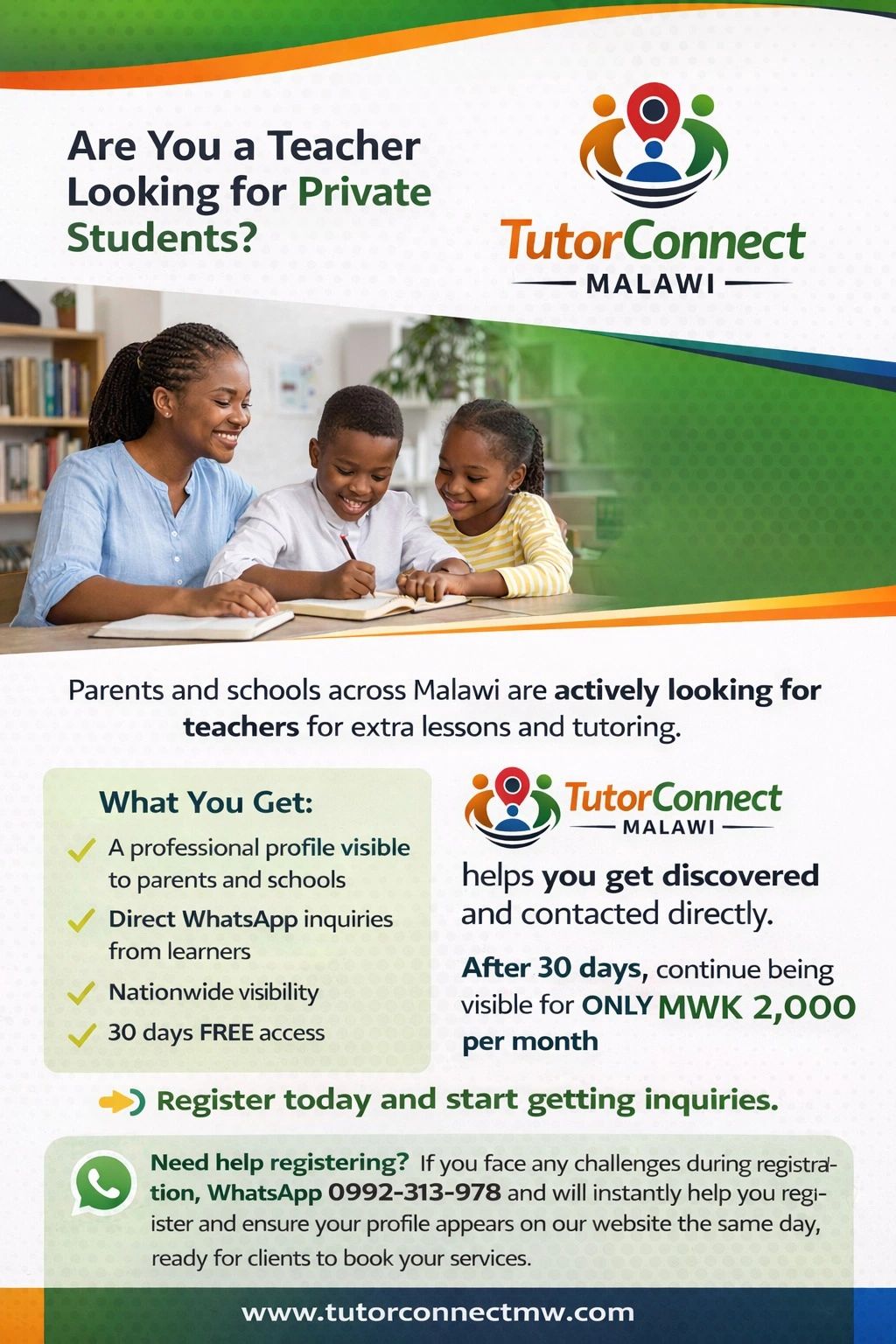 Introducing TutorConnect Malawi-Product of Visual Space Consulting